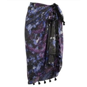 NWT Peter Som Dream Floral Sarong, Meteorite
